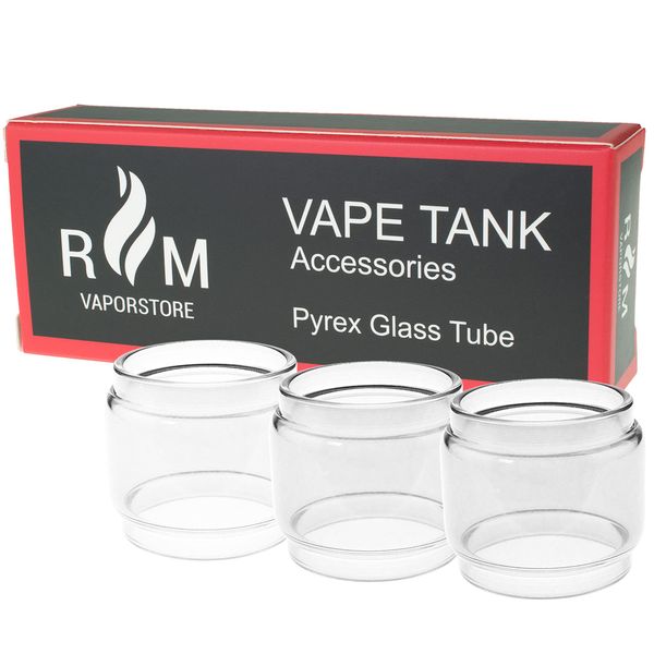 3X Replacement Bubble Glass for Geekvape Aero & Aero Mesh Vape Tank (Clear)