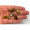 Tiger Eye Small Crystal Tumbled Stones- 5 Pc