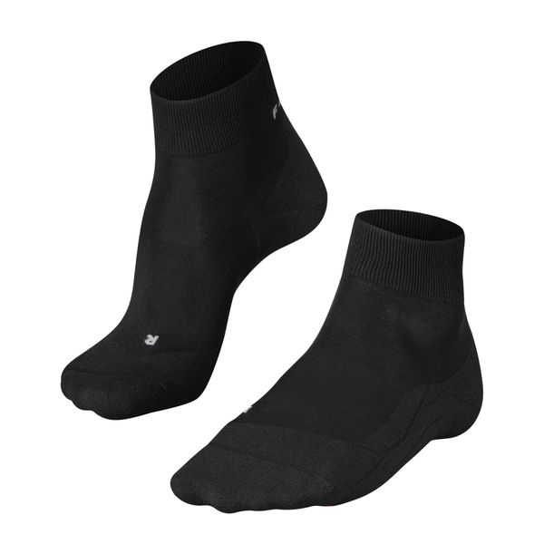 FALKE Damen Laufsocken RU4 Light Performance Short W SSO Funktionsgarn Antiblasen 1 Paar, Schwarz (Black-Mix 3010), 39-40