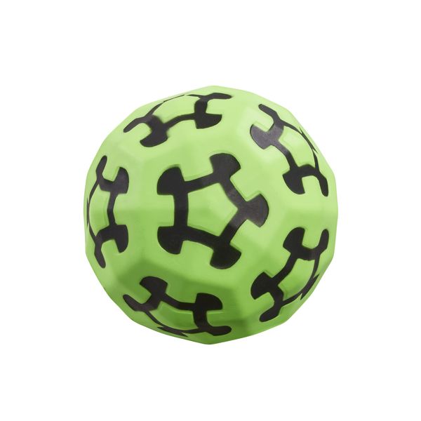 Wahu Sonic Shock Ball, Bounces up to 60' in The Air, 2.7" Ultra-Bounce Foam Outdoor Throw and Catch Ball for Kids Ages 5+, Green