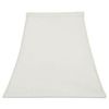 Square Bell 8 Inch Clip on Candle Stick Replacement Lamp Shade White