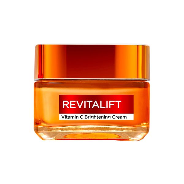 L'Oréal Paris Revitalift Vitamin C Brightening Cream for Face, With Vitamin C and Salicylic Acid, Brightens Skin, Tightens Pores and Reduces Appearance of Lines, 50ml