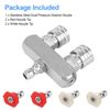 5000 PSI Dual Pressure Washer Nozzle 1/4" Quick Connect with 0° & 40° Spray Tip