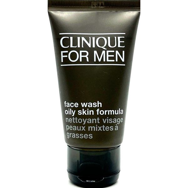 CLINIQUE FOR MEN FACE WASH OILY SKIN FORMULA 1.7 Oz / 50 ml BRAND NEW!!!