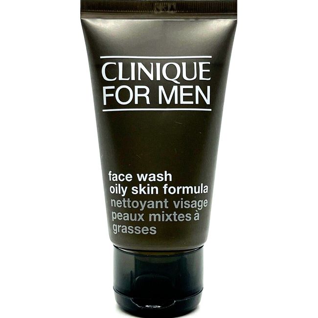 CLINIQUE FOR MEN FACE WASH OILY SKIN FORMULA 1.7 Oz / 50 ml BRAND NEW!!!