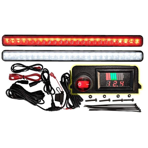 Golf Cart LED Light Kit LiTESeasy Standard W/Built-in Meter