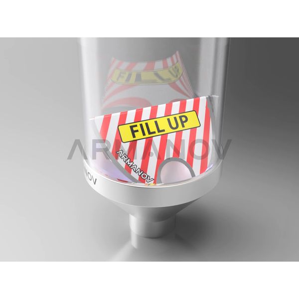 KMS² Powder Baffle with Visual Fill Alarm for Dillon Powder Measure