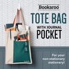IF Bookaroo Tote Bag - Aubergine & Cream