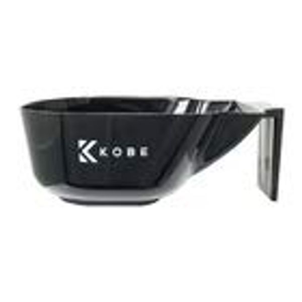 Kobe Hairdresser's Elite Black Tint Colour Mixing Bowl - Non Slip with Handle