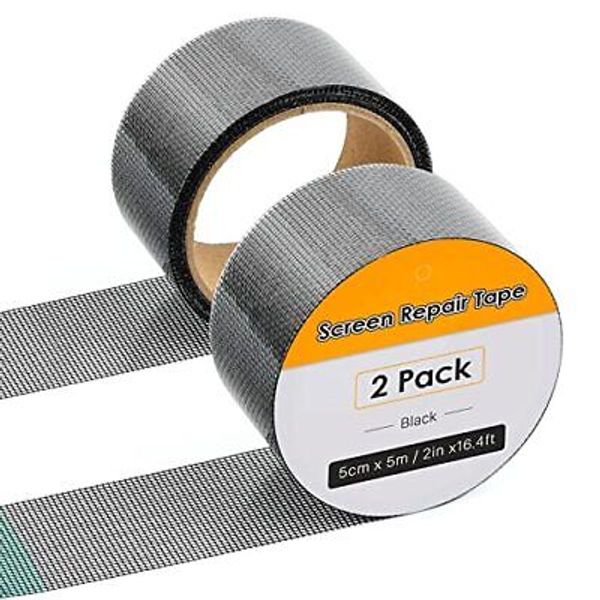 2 Roll Window Screen Repair Tape 2 in X 16 FT Strong Adhesive Waterproof Tape...