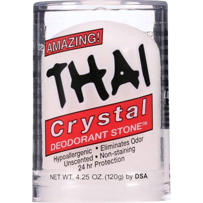 Deodorant Stone Thai Crystal Deodorant Stone, 4.25 oz (1 Item only)