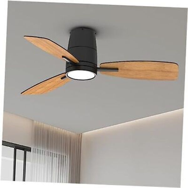 Ceiling Fan with Lights and Remote Control 42 inch Multifunctional Quiet Fan