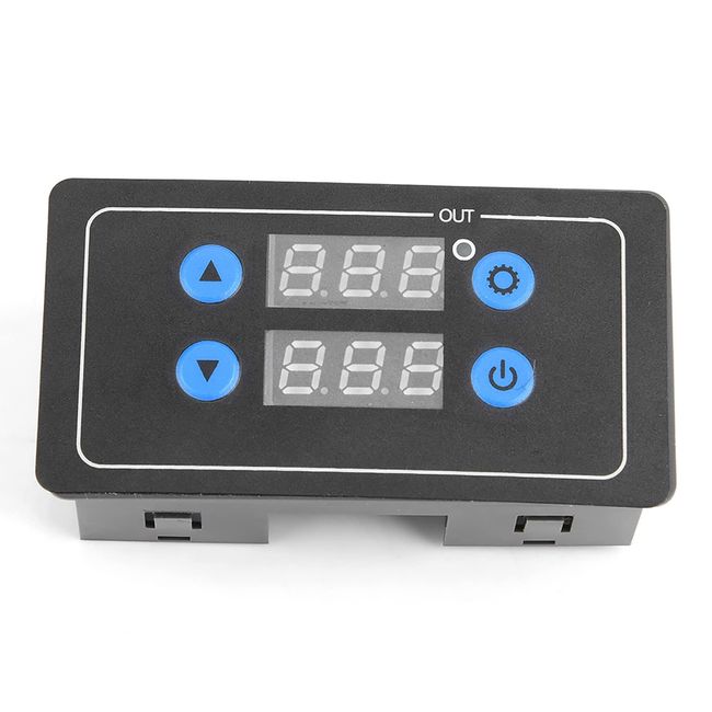 DC 12V Timer Relay Module Dual Digital Display Adjustable Cycle Delay Timing Delay Board Digital Display 0.1sec-999 Control Start and Stop Cycle Timer Relay