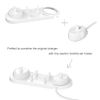 Electric Toothbrush Holder with 1 Charging Stand Slot, 1 Toothbrush Stand and 4 Toothbrush Head Stands + 4 PCS Toothbrush Head Covers for Oral B