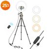 Taotronics12" LED Lamp Selfie Ring Light w/ 61" Tripod Stand & 2 Phone Holders