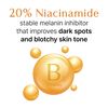 Niacinamide Advanced 20% Face Vegan Serum Vitamin B3 Concentrated w/Hyaluronic Acids Green Tea Beta-Glucan 1oz Damask Rose 64.5% No-Scent Even Skin Tone Defying-Aging Minimize Pores Plump Fine Lines