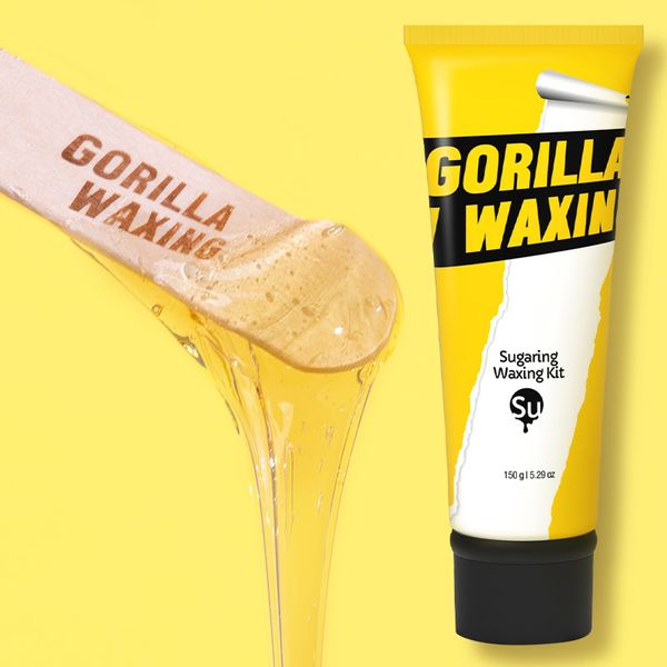 Purple Gorilla Gorilla Waxing Powerful Sugaring Self Waxing Kit Brazilian Beard Hairline