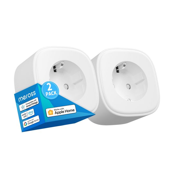 Smart Plug 2 Packs 16A Wi-Fi Enabled with Timer Energy Monitor