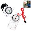 2pcs Navigation Compass, Orienteering Compass, Scout Compass, Hiking Compass with Adjustable Declination for Expedition Map Reading, Navigation, Orienteering and Survival