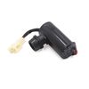 uxcell Universal Windshield Washer Pump Motor 12V 2 Terminals for Car White Black