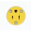 Leviton 515CV-LIT Grounding Lighted Cord End Replacement, 1 pack, Green