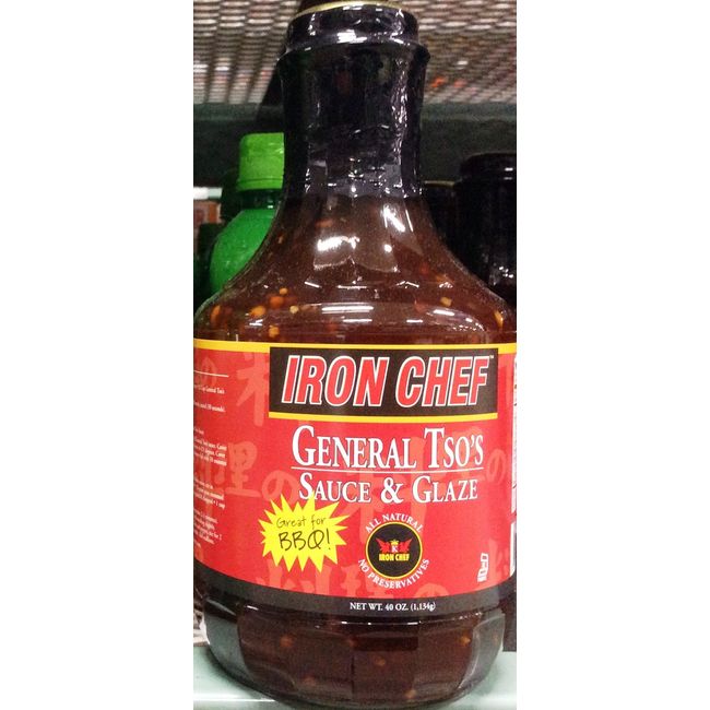 Iron Chef General Tsos Sauce and Glaze, Great for Barbeque, 40 Oz