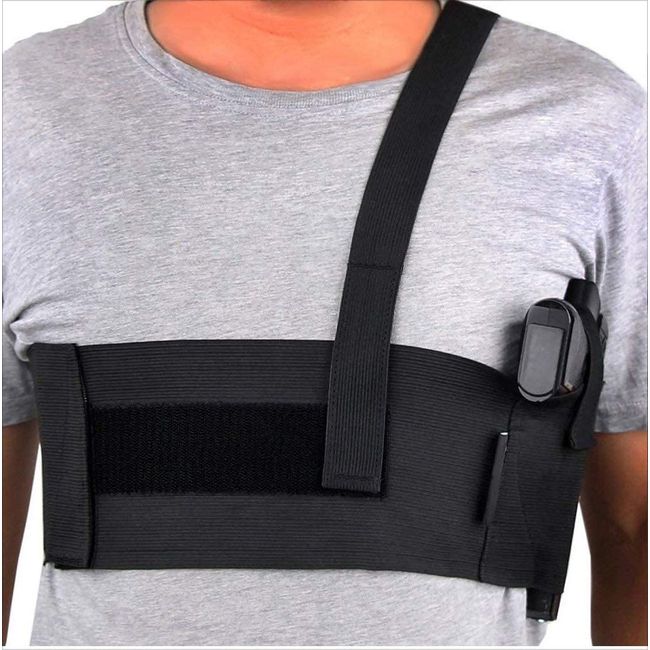 Kcctoo Deep Concealment Shoulder Holster Elastic Tactical Underarm Gun Holster for Men and Women