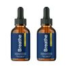 (2-Pack) Breathe Drops for Lung Cleanse & Detox, Respiratory Support Drops