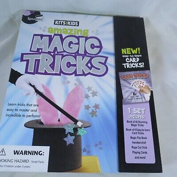 Kids Amazing Magic Tricks 40 Tricks SpiceBox Kits