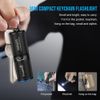 Updated MINI2S 220 Lumens Ultra Mini Keychain EDC Flashlight Rechargeable Torch
