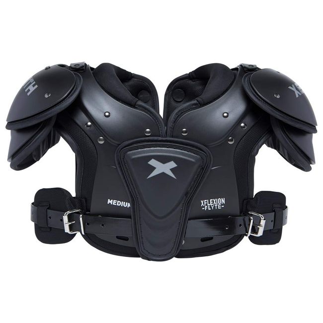 Xenith Flyte Youth Football Shoulder Pads for Kids and Juniors - All Purpose Protective Gear (Large)