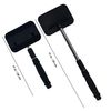 POLYTE Pivoting Windshield Glass Cleaning Tool Extendable Aluminum Handle w/3 Premium Microfiber Covers