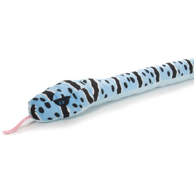 Wild Republic Snake Plush, Stuffed Animal, Plush Toy, Gifts for Kids, Blue Rock Rattlesnake, 54 inches