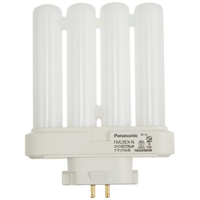 Panasonic FML9EXN Twin Fluorescent Light, 9 W Shape, Natural Color, 4 Flat Bridges