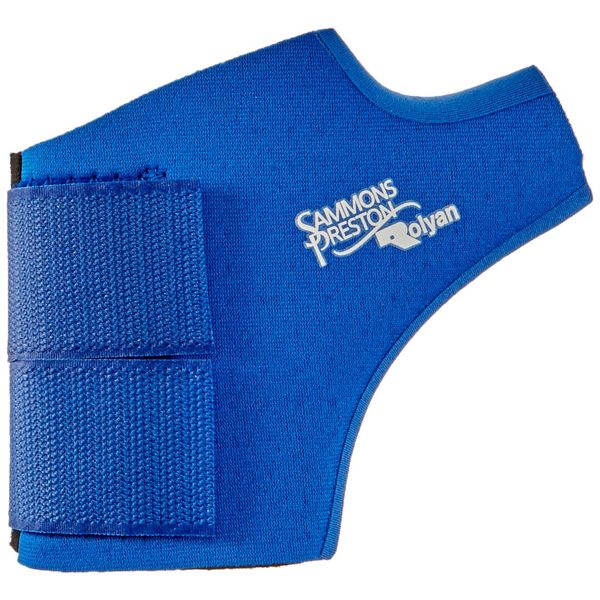 Rolyan Neoprene Wrap On Thumb Support, Wrist Compression Sleeve, Thumb Support, Thumb Brace Maximum Hand Function, Brace Support for Thumb Sprains and Strains from Sports Injuries, Left, Medium
