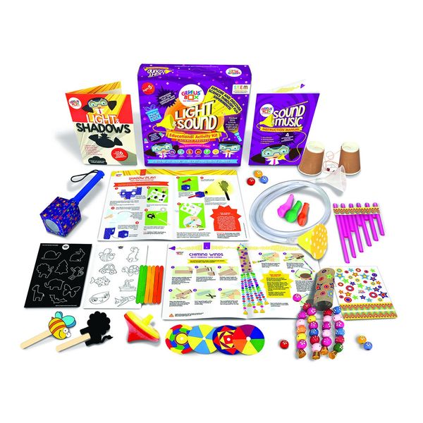 Genius Box Learning STEM Toy for 5+ Year Age: Light and Sound DIY,Activity Kit, Learning Kit, Educational Kit