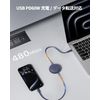 VOLTME USB Type C Cable YoYo USB C to USB C 60W Blue