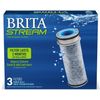 Brita Stream Pitcher Water Filter, BPA-Free, Includes 3 Filters