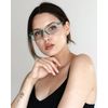 V.W.E. 6 Pairs Lightweight Spring Hinge Tile Design Rectangular Reading Glasses - Clear Lens Reader 7014 (6 Pairs Assorted, 1.50)