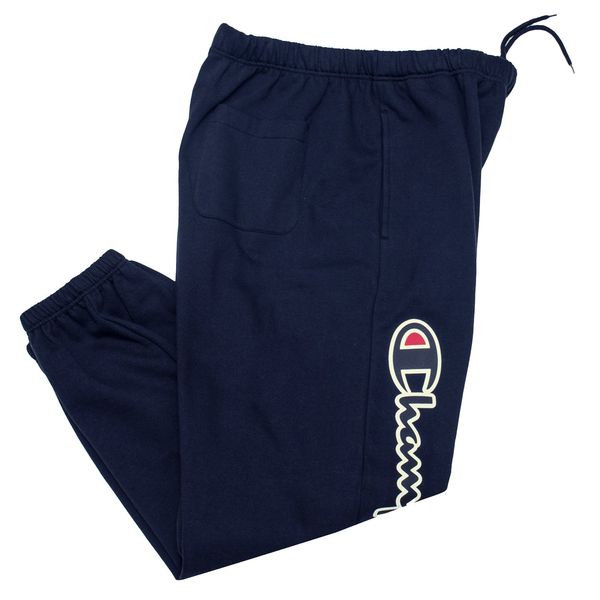 Champion Sweatpants for Men Big and Tall Cotton Fleece Joggers Navy 3X