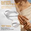 PROSILVER Stacking Rings Cubic Zirconia Wishbone Ring Womens Silver Toe Ring