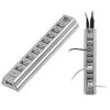 10-Port High-Speed USB Desktop Hub with LED Indicator Lights and AC Adapter