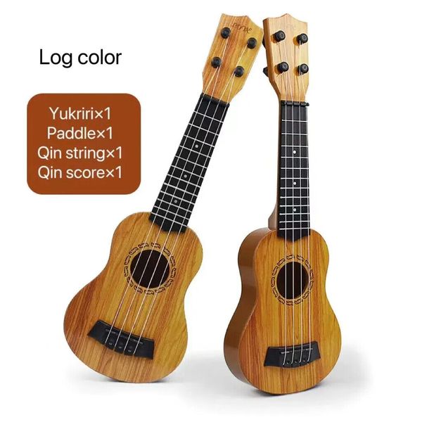 Kids Guitar Toy Music Instrument And Simulated Yukrili Play Paddles Children New