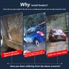 UpAuto Car Mud Flaps Screw and Clips Universal Rubber Mudguard Soft No Collision Splash Guards (2PCS, Wolf Head)