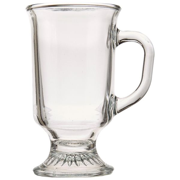 Anchor Hocking Irish Coffee Mug, 1 Count (Pack of 1), Clear