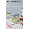 Manual Mincer Garlic Chopper Hand Pull Press Crusher Vegetable Kitchen Tools