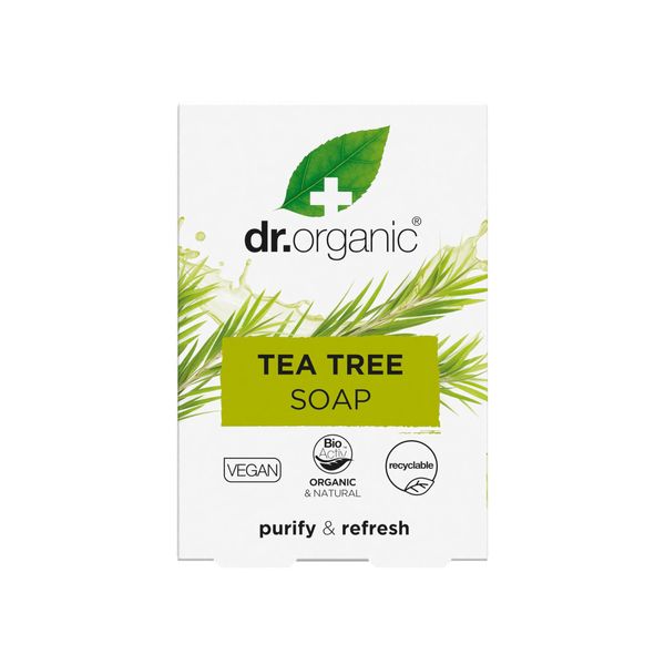 Dr. Organic Tea Tree Soap, 100g