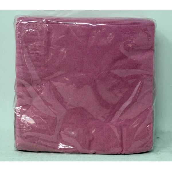 Spritz 2 Plys Pink Lunch Napkins 60 Count