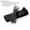 Machine Pen Covers,KingWei 200Pcs 1.8x4.7 Inch Size Disposable Machine Pen Bags Machine Pen Hand Grip Sleeves (Black)