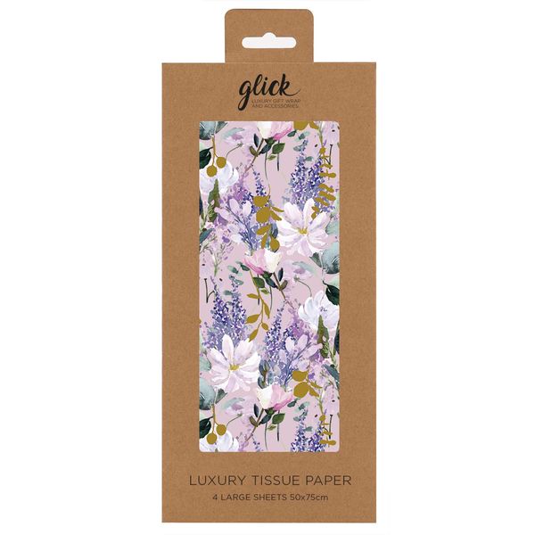 Glick Luxury Gift Wrap - Tissue Paper Buddleia